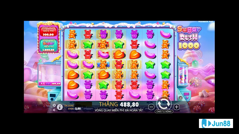 Trò chơi nổ hũ Sugar Rush hấp dẫn Trò chơi nổ hũ Sugar Rush hấp dẫn