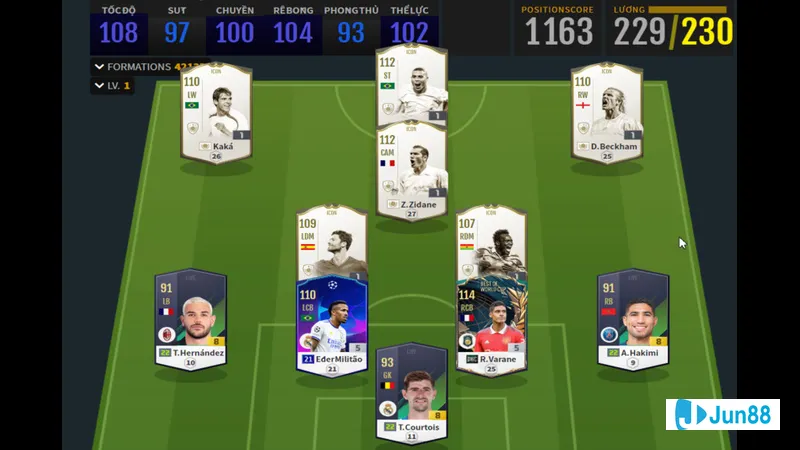 Bày tỏ sự điều chỉnh đội hình trong Bày tỏ sự điều chỉnh đội hình trong